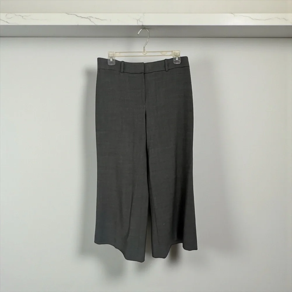 WHITE HOUSE BLACK MARKET Nell Gray Cropped Career Work Style Pant Size 4 EUC - Picture 8 of 11